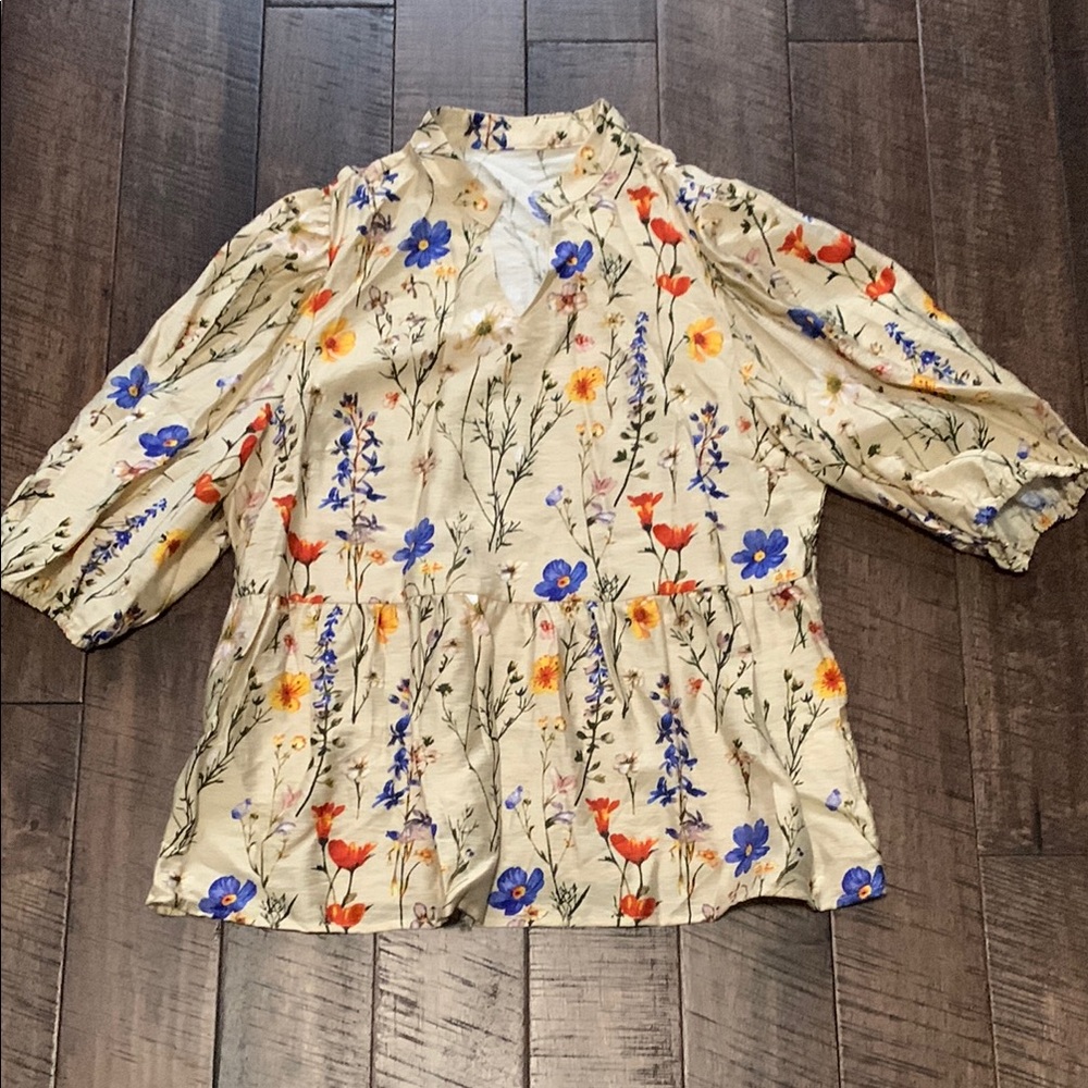 Floral Print Women's Top